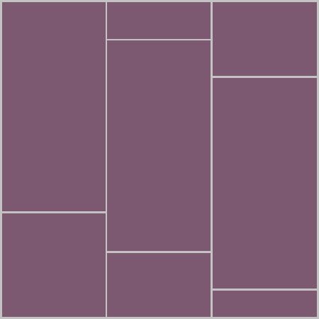 Mission Grape 6"x12" Encaustic Cement Tile - Avente Tile
