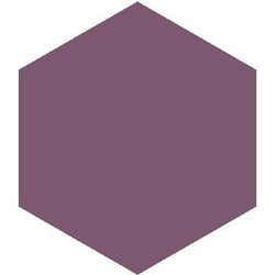 Mission Grape 8" Hexagon Encaustic Cement Tile - Avente Tile