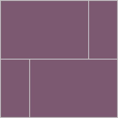 Mission Grape 8"x12" Encaustic Cement Tile - Avente Tile