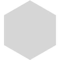 Mission Gray 8" Hexagon Encaustic Cement Tile - Avente Tile