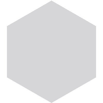 Mission Gray 8" Hexagon Encaustic Cement Tile - Avente Tile