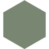 Mission Green 8" Hexagon Encaustic Cement Tile - Avente Tile