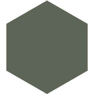 Mission Green Asia 8" Hexagon Encaustic Cement Tile - Avente Tile