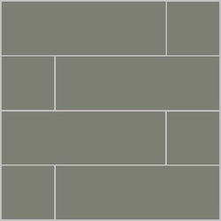 Mission Green Forest 4"x12" Encaustic Cement Tile - Avente Tile