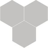 Mission Gris 8" Hexagon Encaustic Cement Tile - Avente Tile