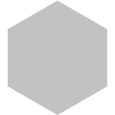 Mission Gris 8" Hexagon Encaustic Cement Tile - Avente Tile