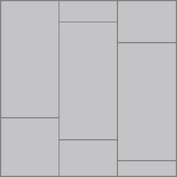 Mission Gris Mexico 6"x12" Encaustic Cement Tile - Avente Tile
