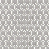 Mission Honeycomb Oxford Gray 8" Hexagon Cement Tile - Avente Tile