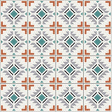 Mission Hopi Gray Hills 8"x8" Encaustic Cement Tile - Avente Tile