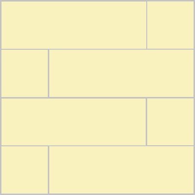 Mission Jaune Clair 4"x12" Encaustic Cement Tile - Avente Tile