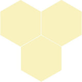 Mission Jaune Clair 8" Hexagon Encaustic Cement Tile - Avente Tile