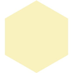 Mission Jaune Clair 8" Hexagon Encaustic Cement Tile - Avente Tile