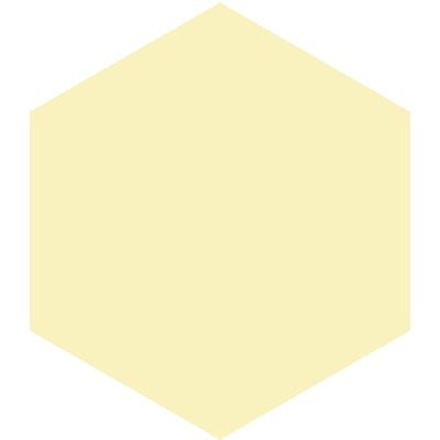 Mission Jaune Clair 8" Hexagon Encaustic Cement Tile - Avente Tile
