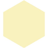 Mission Jaune Clair 8" Hexagon Encaustic Cement Tile - Avente Tile