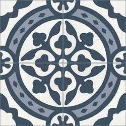 Mission Le Rond B 8"x8" Encaustic Cement Tile - Avente Tile
