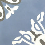 Mission Lily Blue 8"x8" Encaustic Cement Tile - Avente Tile