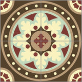 Mission Mariah Red 8"x8" Encaustic Cement Tile - Avente Tile