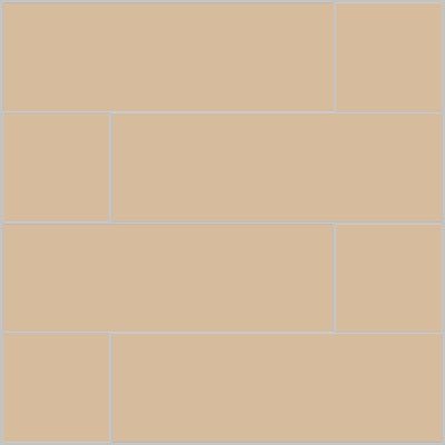Mission Melon 4"x12" Encaustic Cement Tile - Avente Tile