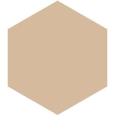 Mission Melon 8" Hexagon Encaustic Cement Tile - Avente Tile
