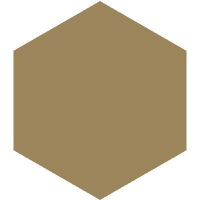 Mission Mocha 8" Hexagon Encaustic Cement Tile - Avente Tile