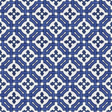 Mission Monte Carlo Blue 8"x8" Encaustic Cement Tile - Avente Tile
