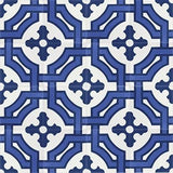 Mission Monte Carlo Blue 8"x8" Encaustic Cement Tile - Avente Tile