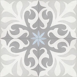 Mission Nantes B 8"x8" Encaustic Cement Tile - Avente Tile