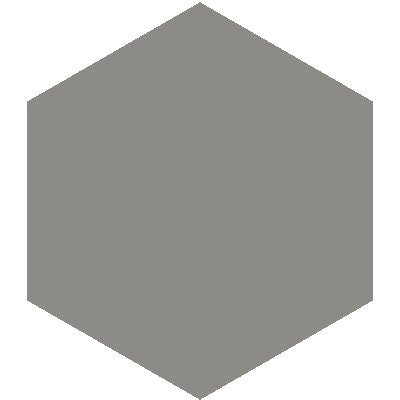 Mission Natural Gray 8" Hexagon Encaustic Cement Tile - Avente Tile