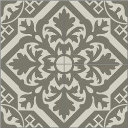 Mission New Castle Gray 8"x8" Encaustic Cement Tile - Avente Tile