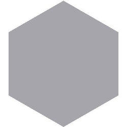 Mission Oxford Gray 8" Hexagon Encaustic Cement Tile - Avente Tile