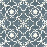 Mission Paris Blue 8"x8" Encaustic Cement Tile - Avente Tile