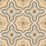 Mission Pescadero Cafe 8"x8" Encaustic Cement Tile - Avente Tile