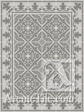 Mission Queen Border Gray 8"x8" Encaustic Cement Tile - Avente Tile