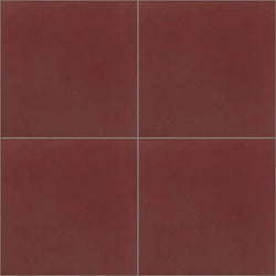 Mission Red Brick 12"x12" Encaustic Cement Tile - Avente Tile