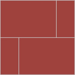 Mission Rojo Palo Alto 8"x12" Encaustic Cement Tile - Avente Tile
