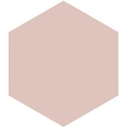 Mission Rosa 8" Hexagon Encaustic Cement Tile - Avente Tile