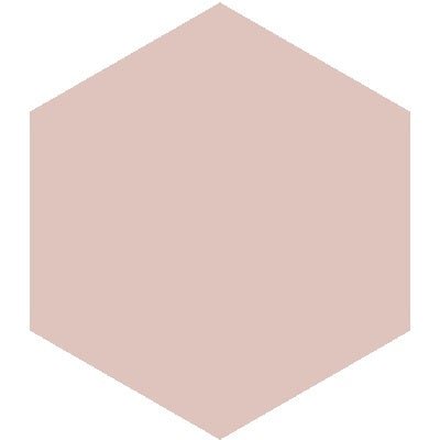 Mission Rosa 8" Hexagon Encaustic Cement Tile - Avente Tile