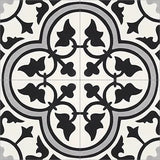 Mission Roseton Oxford 8"x8" Encaustic Cement Tile - Avente Tile