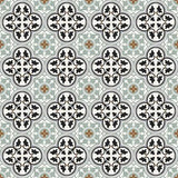 Mission Roseton Sage 8"x8" Encaustic Cement Tile - Avente Tile