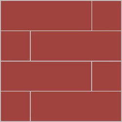 Mission Rouge 4"x12" Encaustic Cement Tile - Avente Tile