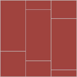 Mission Rouge 6"x12" Encaustic Cement Tile - Avente Tile