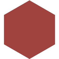 Mission Rouge 8" Hexagon Encaustic Cement Tile - Avente Tile