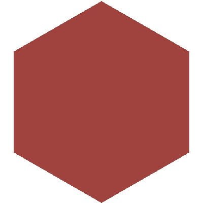 Mission Rouge 8" Hexagon Encaustic Cement Tile - Avente Tile