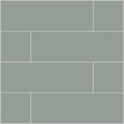 Mission Sage 4"x12" Encaustic Cement Tile - Avente Tile
