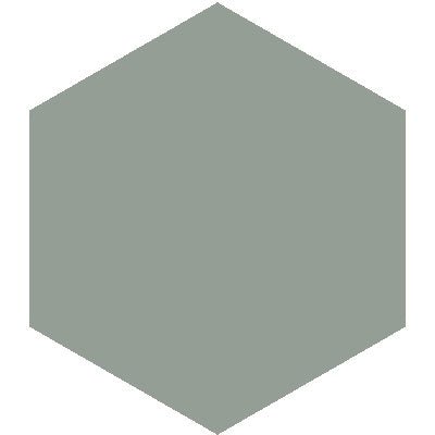 Mission Sage 8" Hexagon Encaustic Cement Tile - Avente Tile