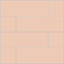 Mission Salmon 4"x12" Encaustic Cement Tile - Avente Tile