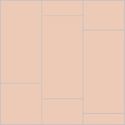 Mission Salmon 6"x12" Encaustic Cement Tile - Avente Tile
