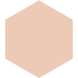 Mission Salmon 8" Hexagon Encaustic Cement Tile - Avente Tile