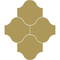 Mission San Felipe Amarillo Dorado 10"x10" Encaustic Cement Tile - Avente Tile