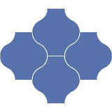 Mission San Felipe Azul Rey 8"x8" Encaustic Cement Tile - Avente Tile